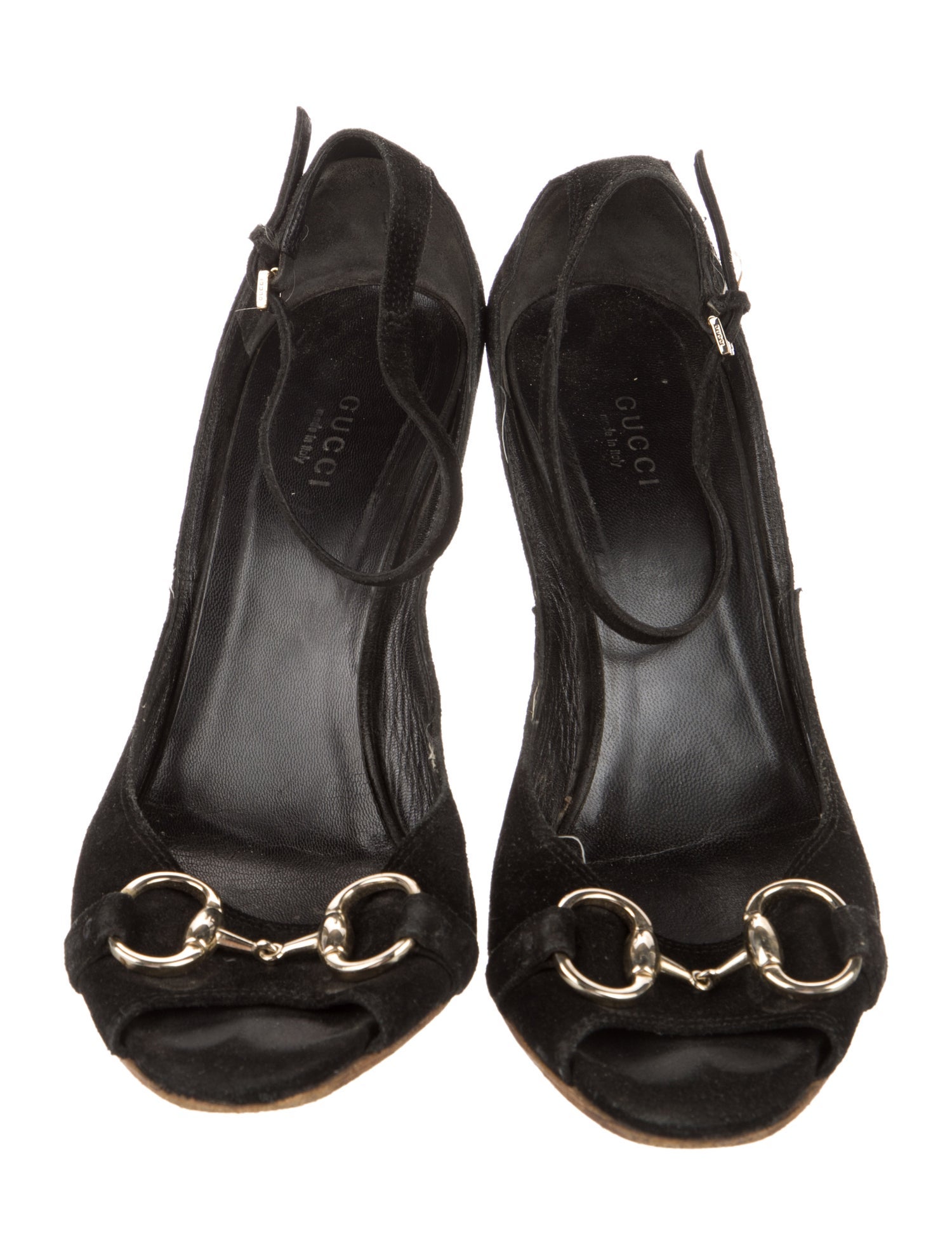 Gucci Horsebit Accent Suede Gladiator Sandals